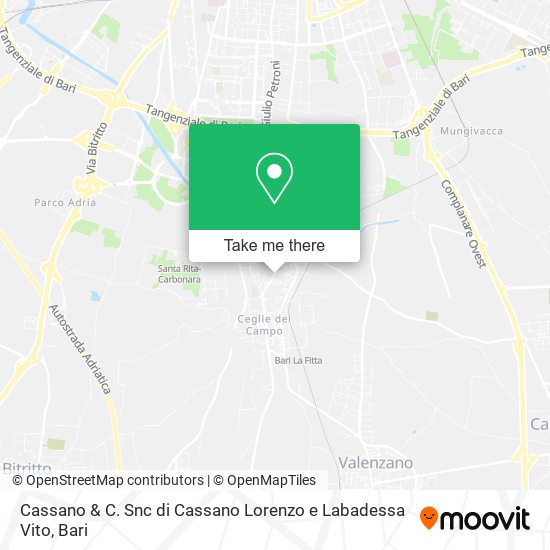 Cassano & C. Snc di Cassano Lorenzo e Labadessa Vito map