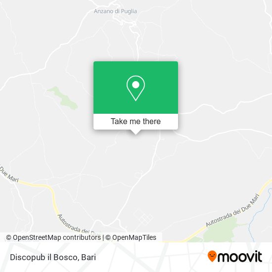 Discopub il Bosco map