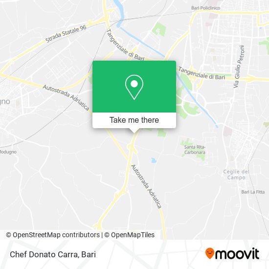 Chef Donato Carra map