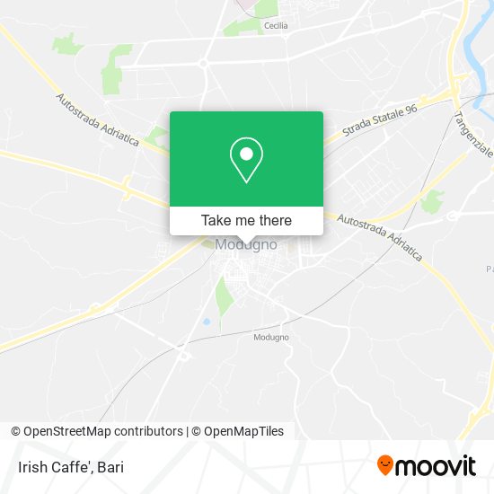 Irish Caffe' map