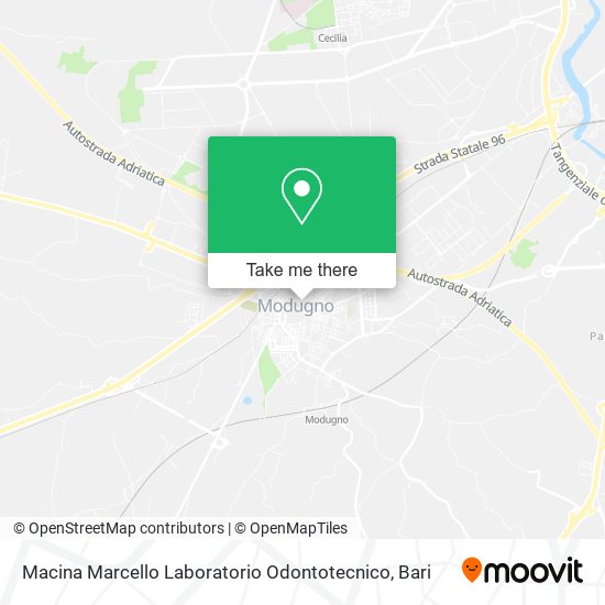 Macina Marcello Laboratorio Odontotecnico map