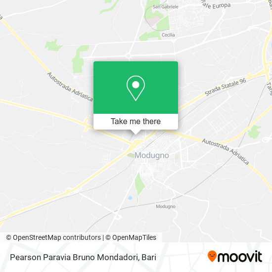 Pearson Paravia Bruno Mondadori map