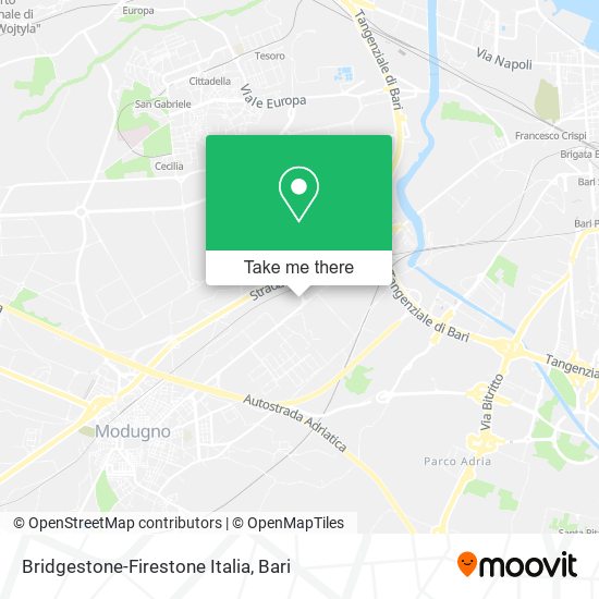 Bridgestone-Firestone Italia map