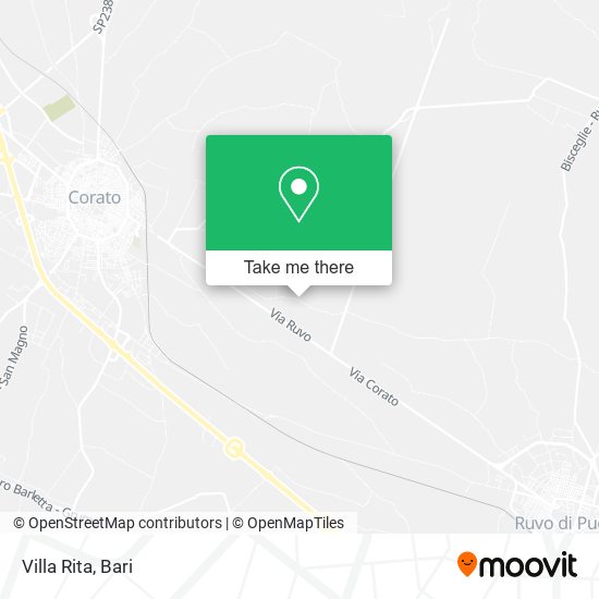 Villa Rita map