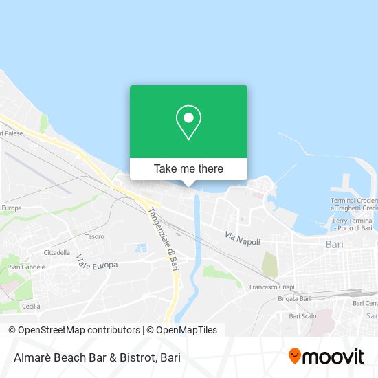 Almarè Beach Bar & Bistrot map