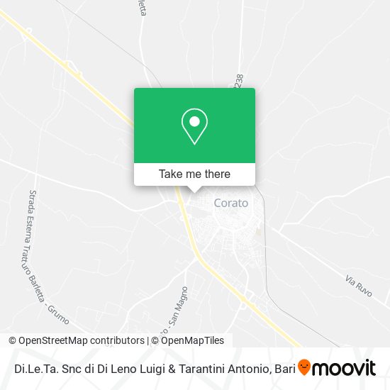 Di.Le.Ta. Snc di Di Leno Luigi & Tarantini Antonio map