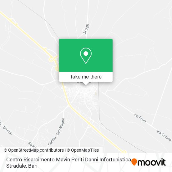 Centro Risarcimento Mavin Periti Danni Infortunistica Stradale map