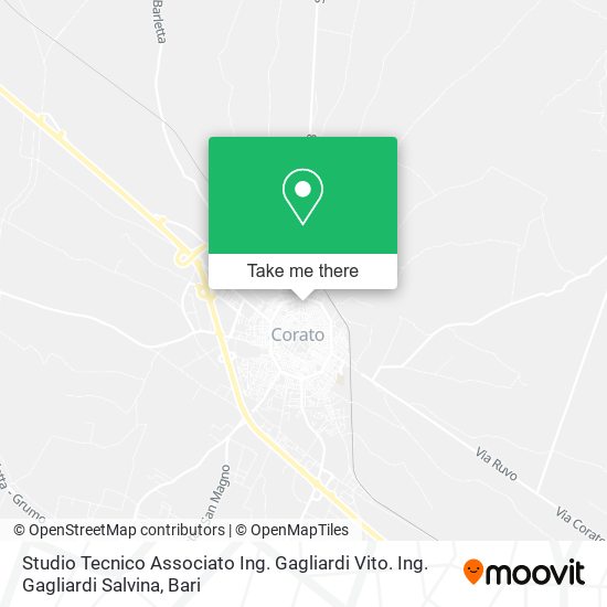 Studio Tecnico Associato Ing. Gagliardi Vito. Ing. Gagliardi Salvina map