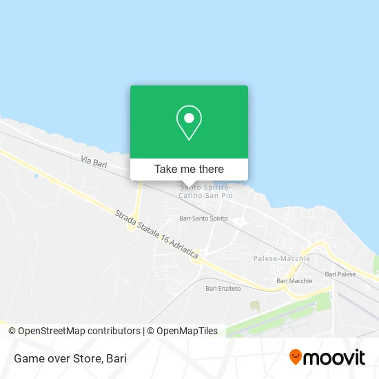 Game Over Store map