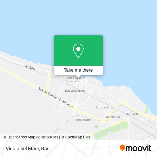 Vicolo sul Mare map