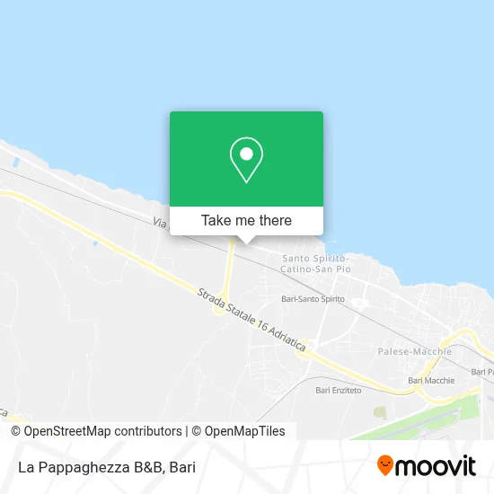 La Pappaghezza B&B map
