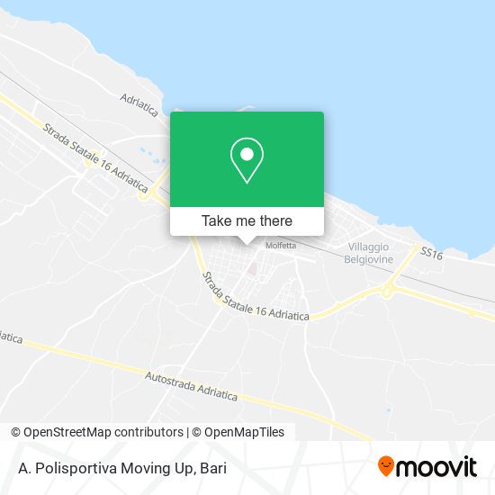 A. Polisportiva Moving Up map