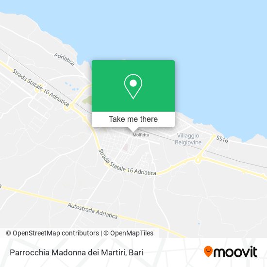 Parrocchia Madonna dei Martiri map