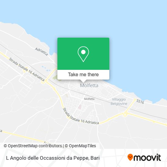 L Angolo delle Occassioni da Peppe map