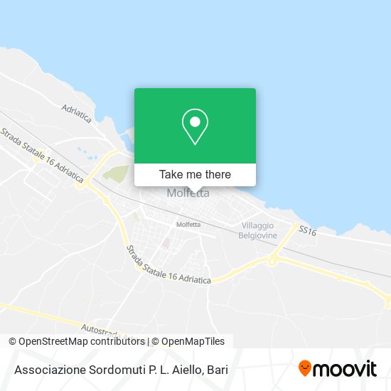 Associazione Sordomuti P. L. Aiello map