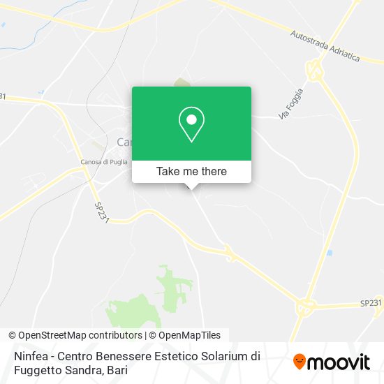 Ninfea - Centro Benessere Estetico Solarium di Fuggetto Sandra map