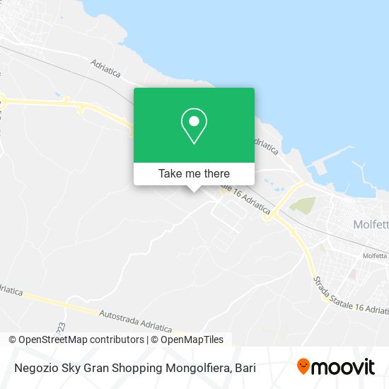 Negozio Sky Gran Shopping Mongolfiera map
