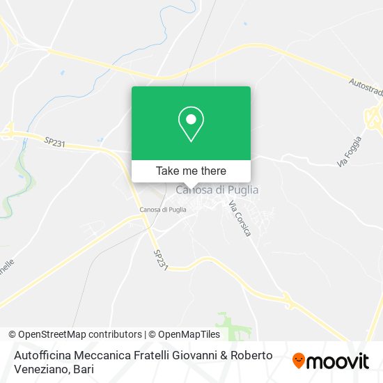 Autofficina Meccanica Fratelli Giovanni & Roberto Veneziano map