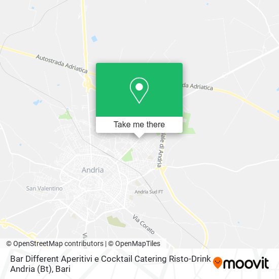 Bar Different Aperitivi e Cocktail Catering Risto-Drink Andria (Bt) map