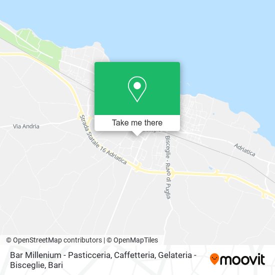 Bar Millenium - Pasticceria, Caffetteria, Gelateria - Bisceglie map