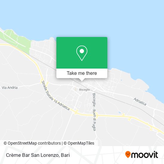 Crème Bar San Lorenzo map