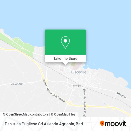 Panittica Pugliese Srl Azienda Agricola map