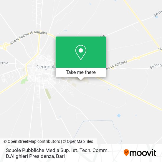 Scuole Pubbliche Media Sup. Ist. Tecn. Comm. D.Alighieri Presidenza map