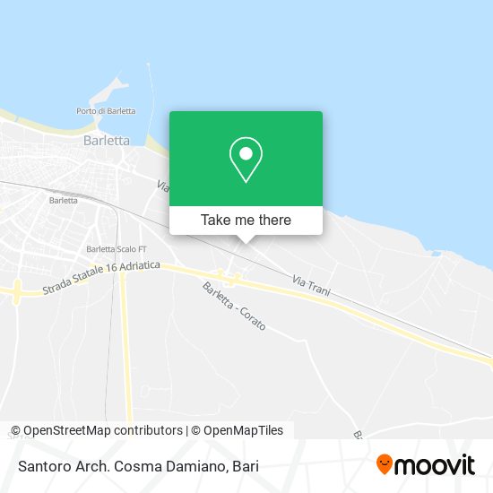 Santoro Arch. Cosma Damiano map