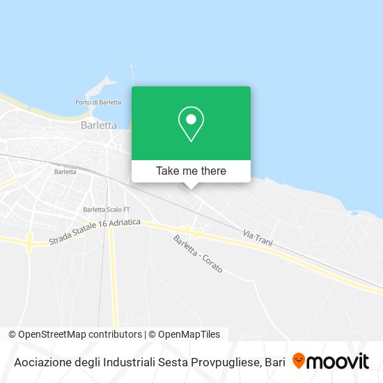 Aociazione degli Industriali Sesta Provpugliese map