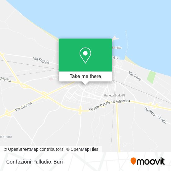 Confezioni Palladio map