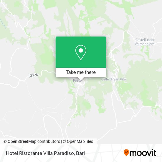 Hotel Ristorante Villa Paradiso map