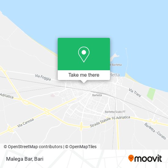 Malega Bar map