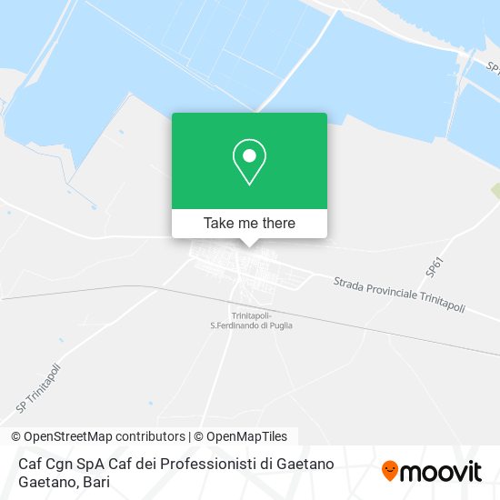 Caf Cgn SpA Caf dei Professionisti di Gaetano Gaetano map