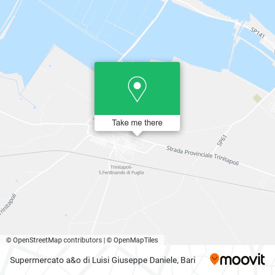 Supermercato a&o di Luisi Giuseppe Daniele map