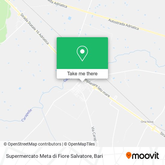Supermercato Meta di Fiore Salvatore map
