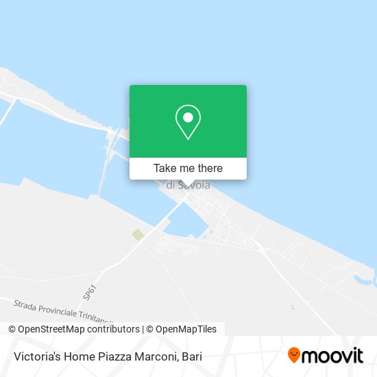 Victoria's Home Piazza Marconi map