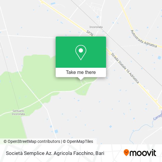 Società Semplice Az. Agricola Facchino map