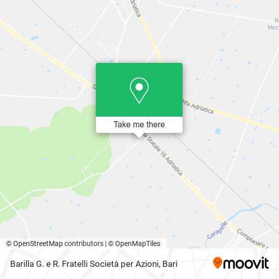 Barilla G. e R. Fratelli Società per Azioni map