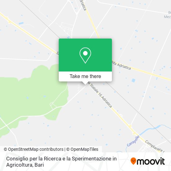 Consiglio per la Ricerca e la Sperimentazione in Agricoltura map