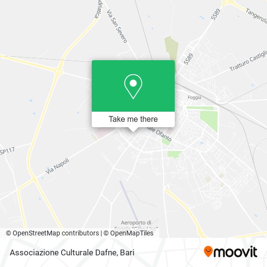 Associazione Culturale Dafne map