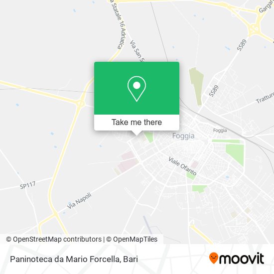 Paninoteca da Mario Forcella map