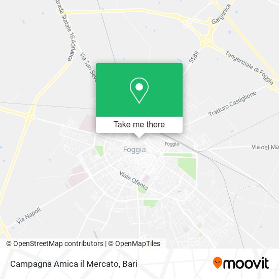 Campagna Amica il Mercato map