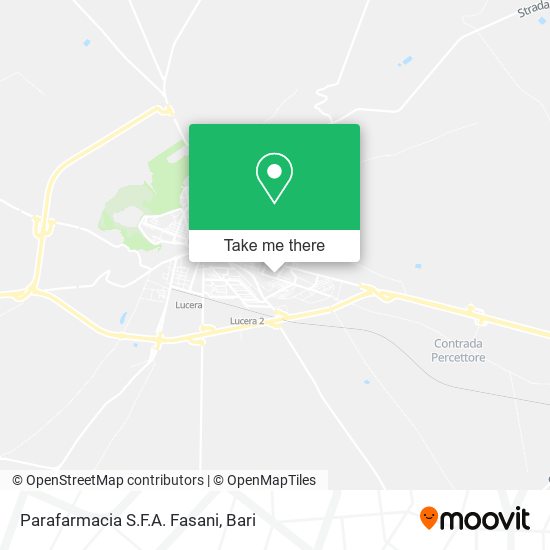 Parafarmacia S.F.A. Fasani map