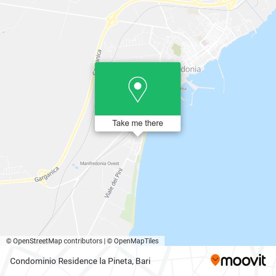 Condominio Residence la Pineta map