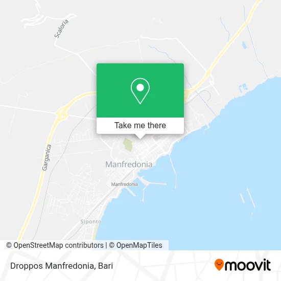 Droppos Manfredonia map