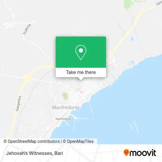 Jehovah's Witnesses map