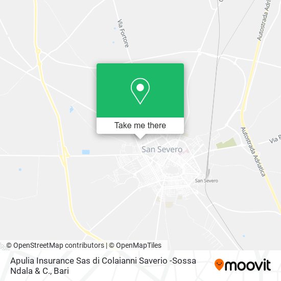 Apulia Insurance Sas di Colaianni Saverio -Sossa Ndala & C. map