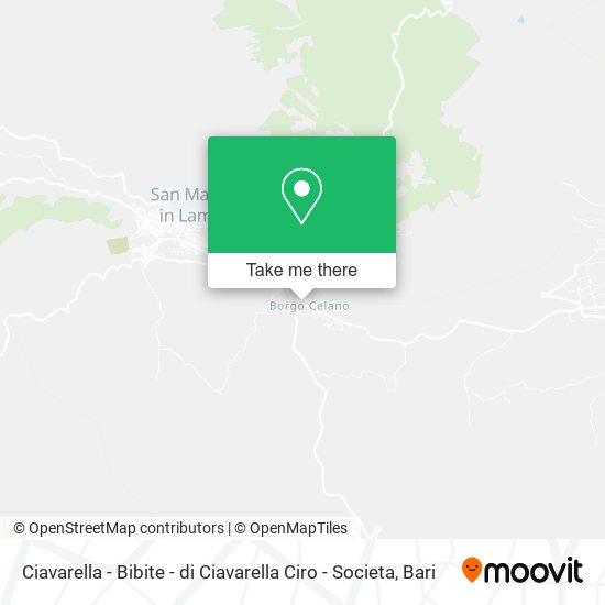 Ciavarella - Bibite - di Ciavarella Ciro - Societa map