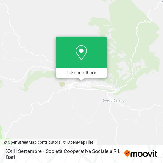 XXIII Settembre - Società Cooperativa Sociale a R.L. map
