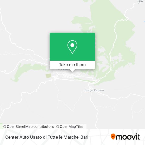 Center Auto Usato di Tutte le Marche map